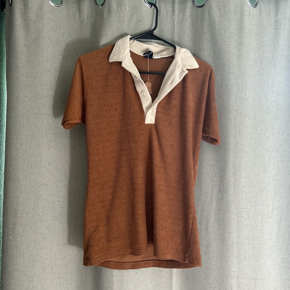 Men's Brown Polo Shirt